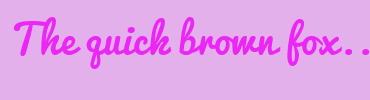 Image with Font Color EB27F5 and Background Color E4B0EB